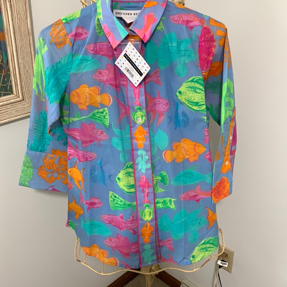 Gretchen Scott new blouse..beautiful colors